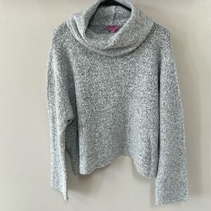 SO COZY!!!! Slouchy Turtleneck Sweater (Grey / L)